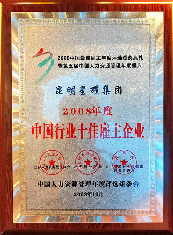 2008 Top 10 Employers in China 